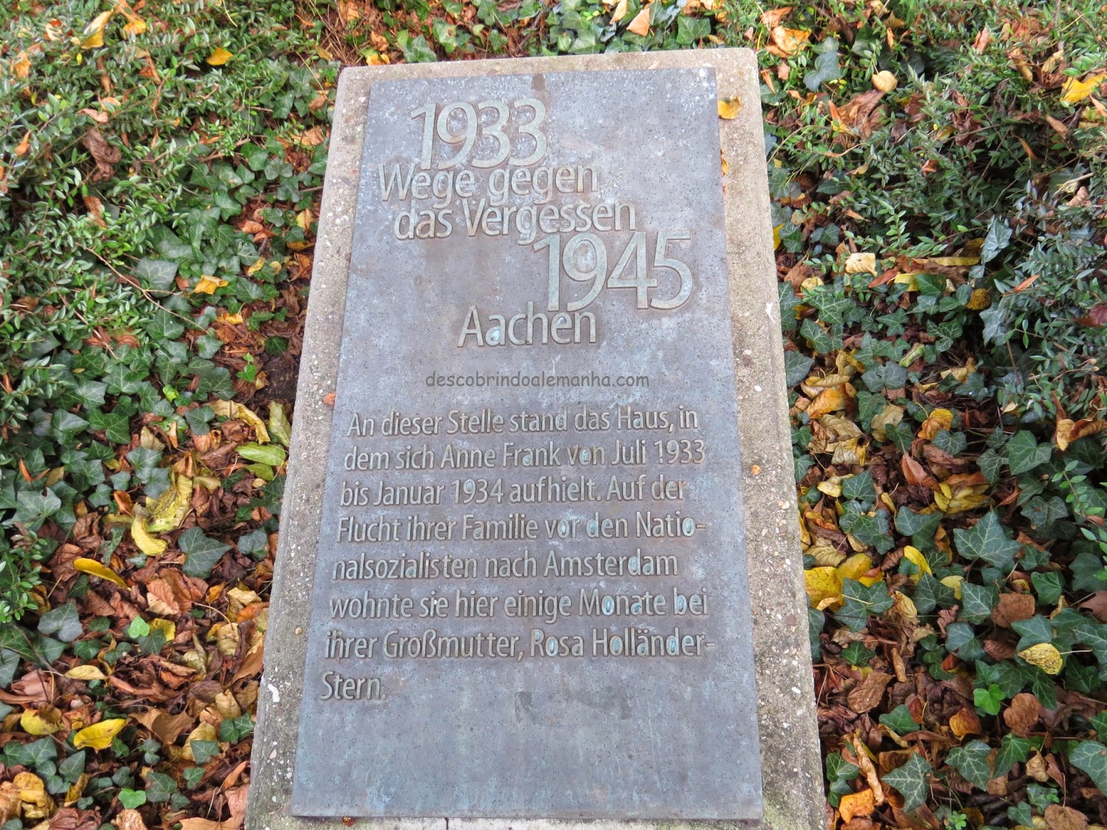 Anne Frank em Aachen