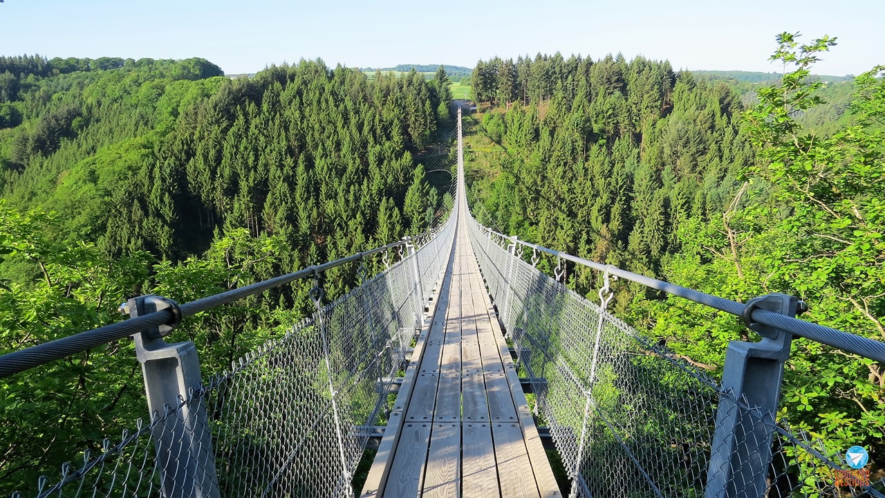 Geierlay Ponte suspensa Geierlay Alemanha