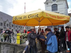 Passeio de barco em Gent 