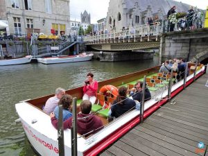 Passeio de barco em Gent 