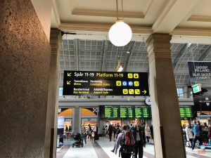 ir do aeroporto para o centro de Estocolmo