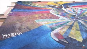 Mural A bailarina de Eduardo Kobra em Moscou