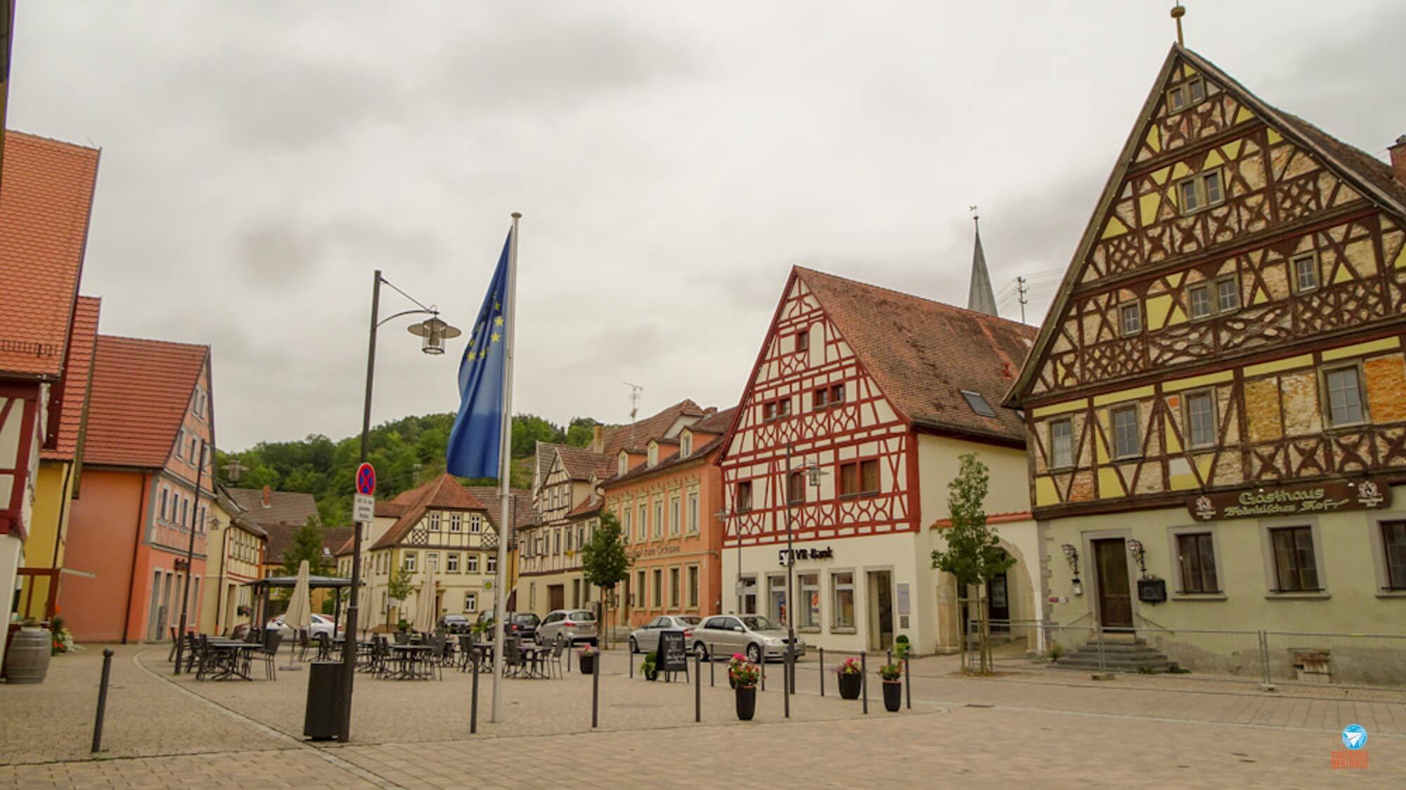 Röttingen na Rota Romântica na Alemanha