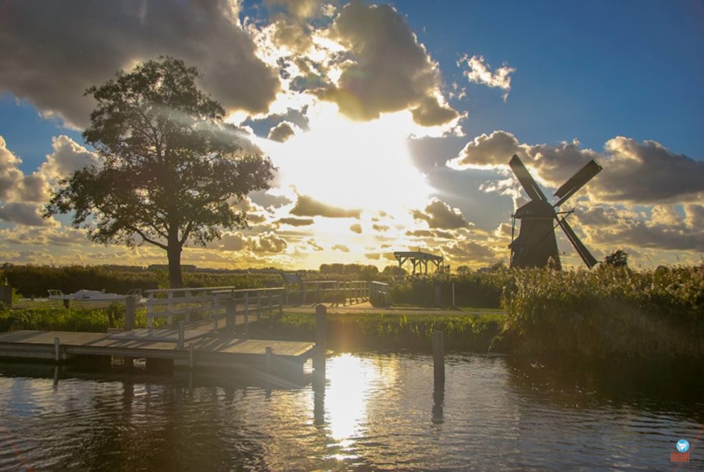 Kinderdijk - parque de moinhos de vento na Holanda