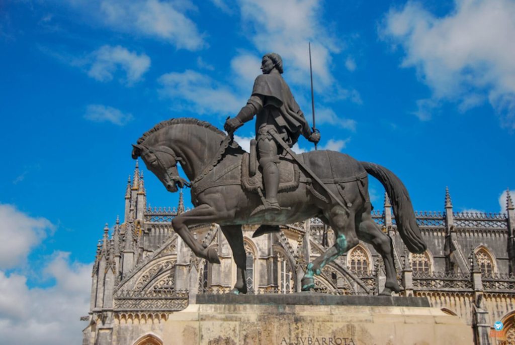 D. Nuno Álvares Pereira no Mosteiro da Batalha