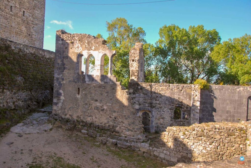 Castelo de Leiria em Portugal