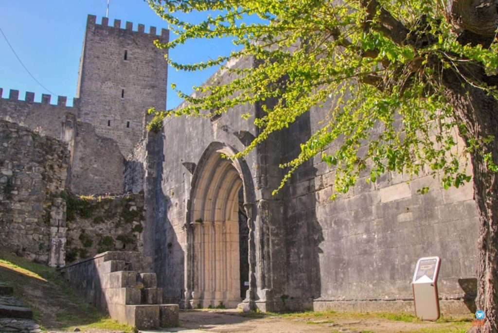 Castelo de Leiria em Portugal