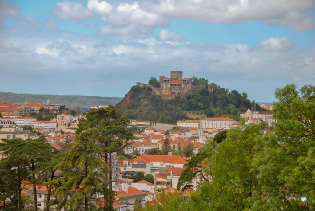 Castelo de Leiria em Portugal