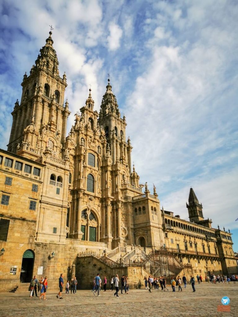 Santiago de Compostela na Galícia, Espanha