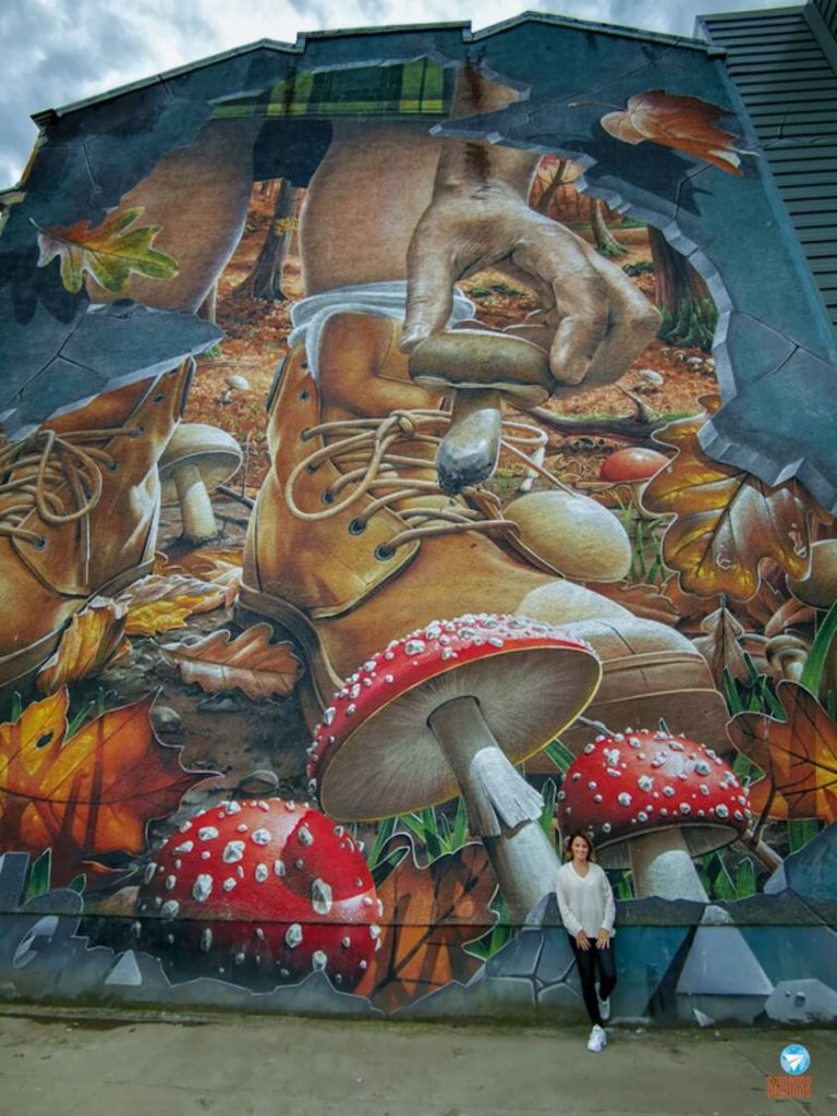 Um dos grafites de Glasgow, na Escócia