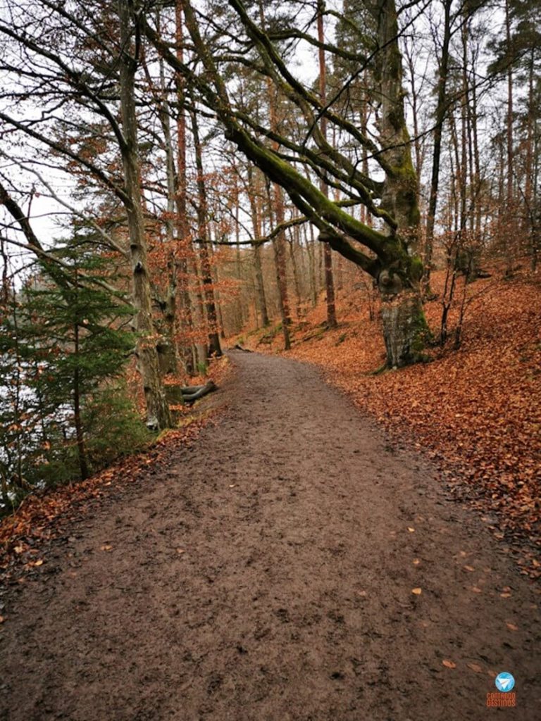 trilha Pfaffensee, lago Alemanha