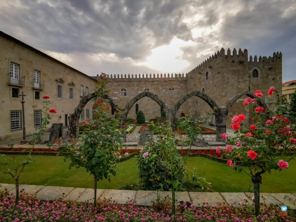 Jardim de Santa Bárbara em Braga, Portugal