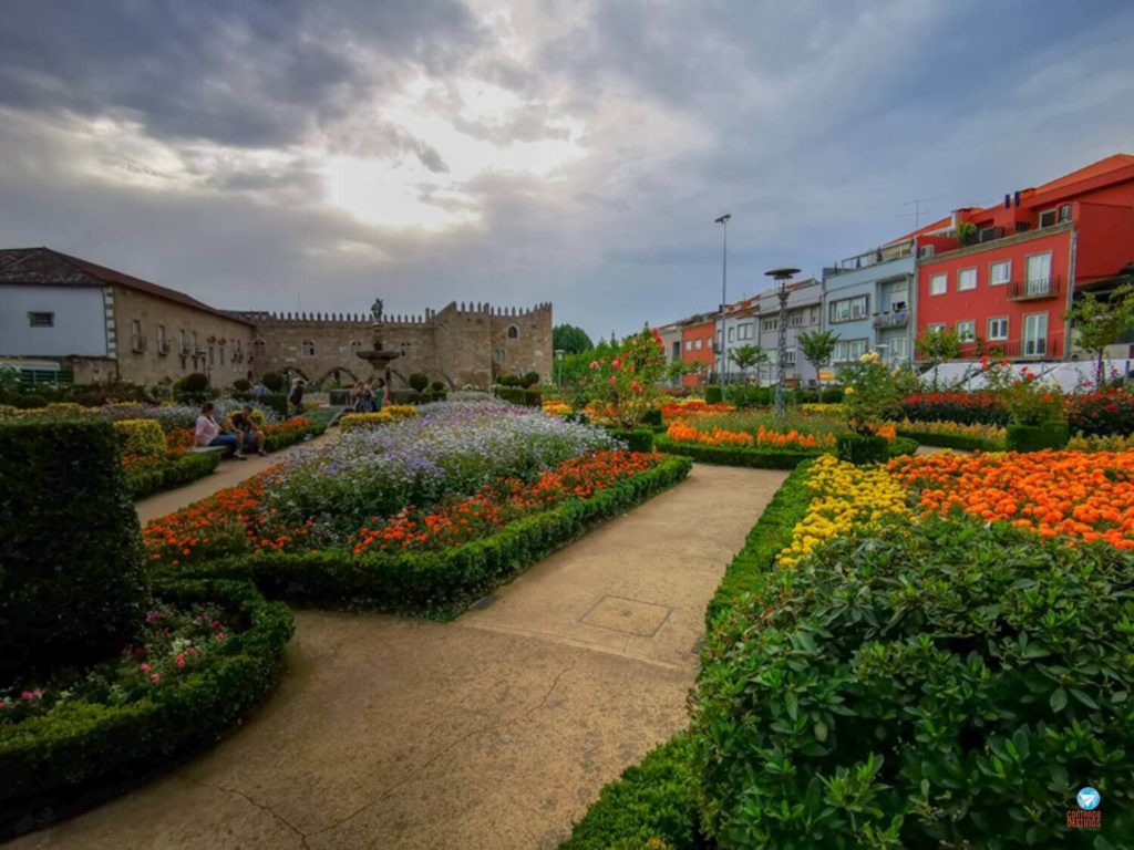 Jardim de Santa Barbara em Braga, Portugal