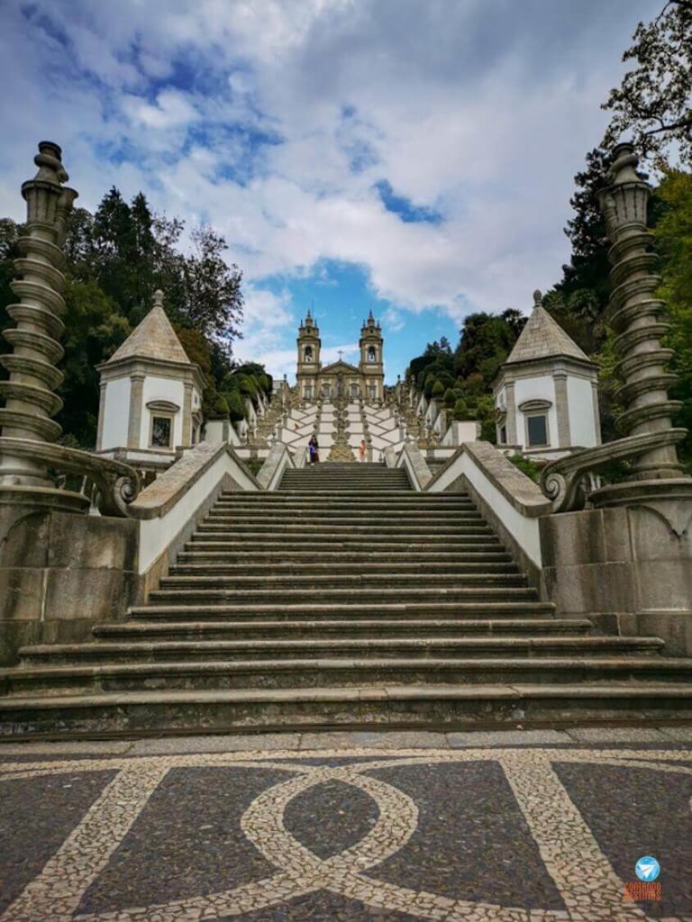 Escadaria do Santuário do Bom Jesus do Monte em Braga, Portugal