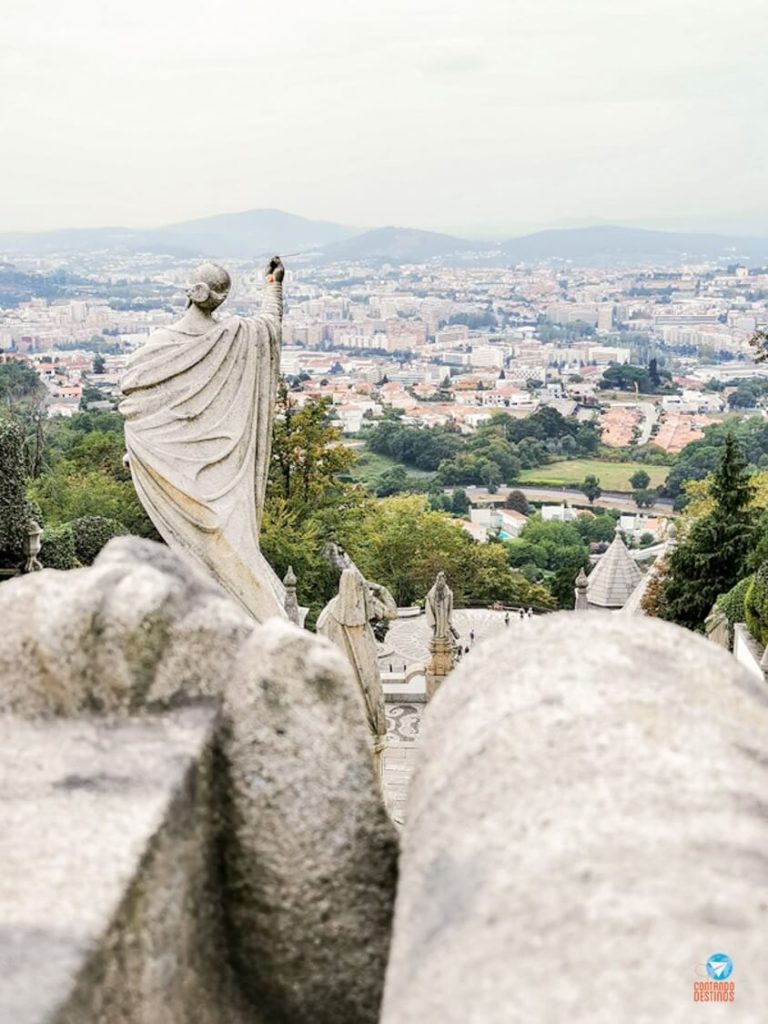 Vista do Santuário do Bom Jesus do Monte