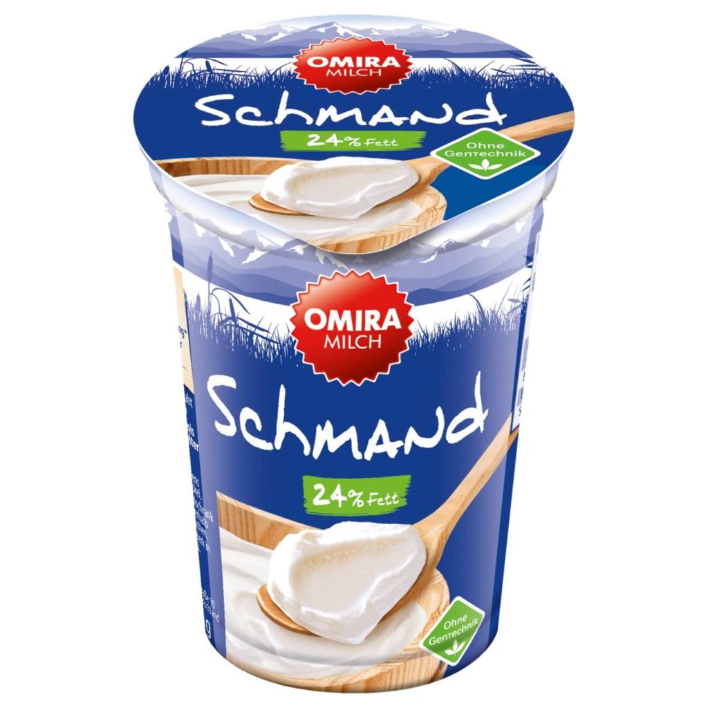 Schmand - Creme de leite na Alemanha