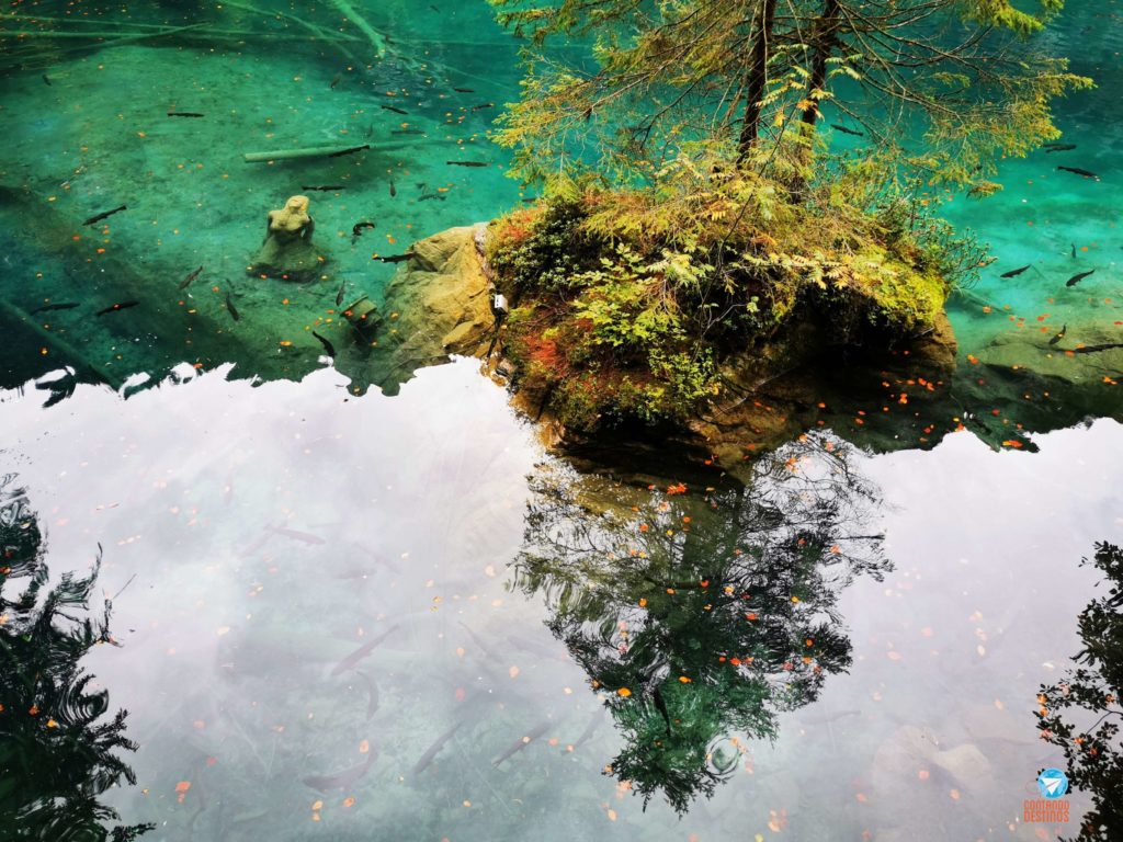 Lenda do Blausee na Suíça